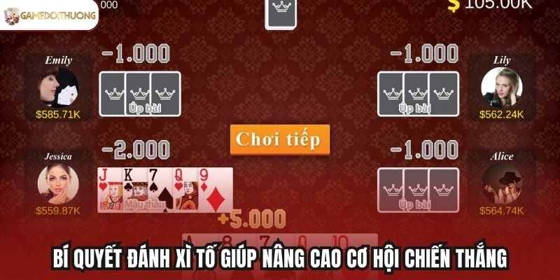 Bí quyết đánh Xì Tố giúp nâng cao cơ hội chiến thắng